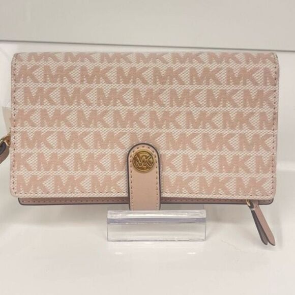 Michael Kors Tech Phone Wallet/Wristlet NWT Pink - Picture 1 of 9